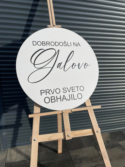 TABLA LESENI KROG OBHAJILO
