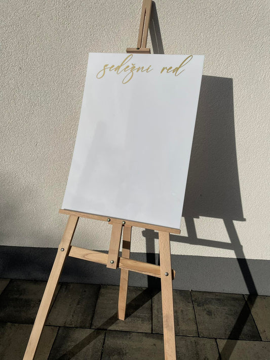 TABLA PLEKSI SEDEŽNI RED