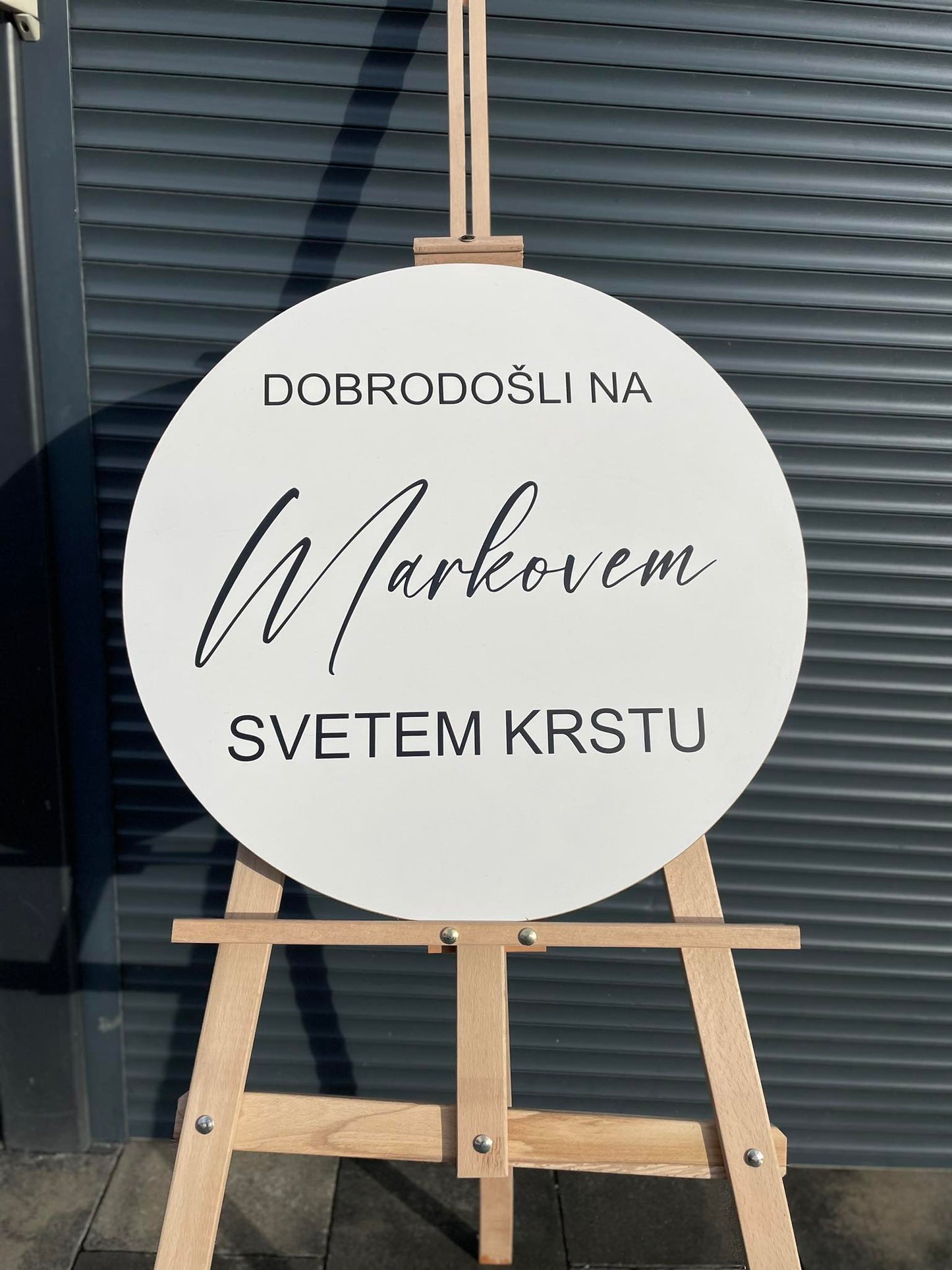 TABLA LESENI KROG KRST