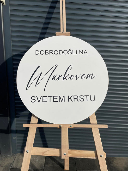 TABLA LESENI KROG KRST