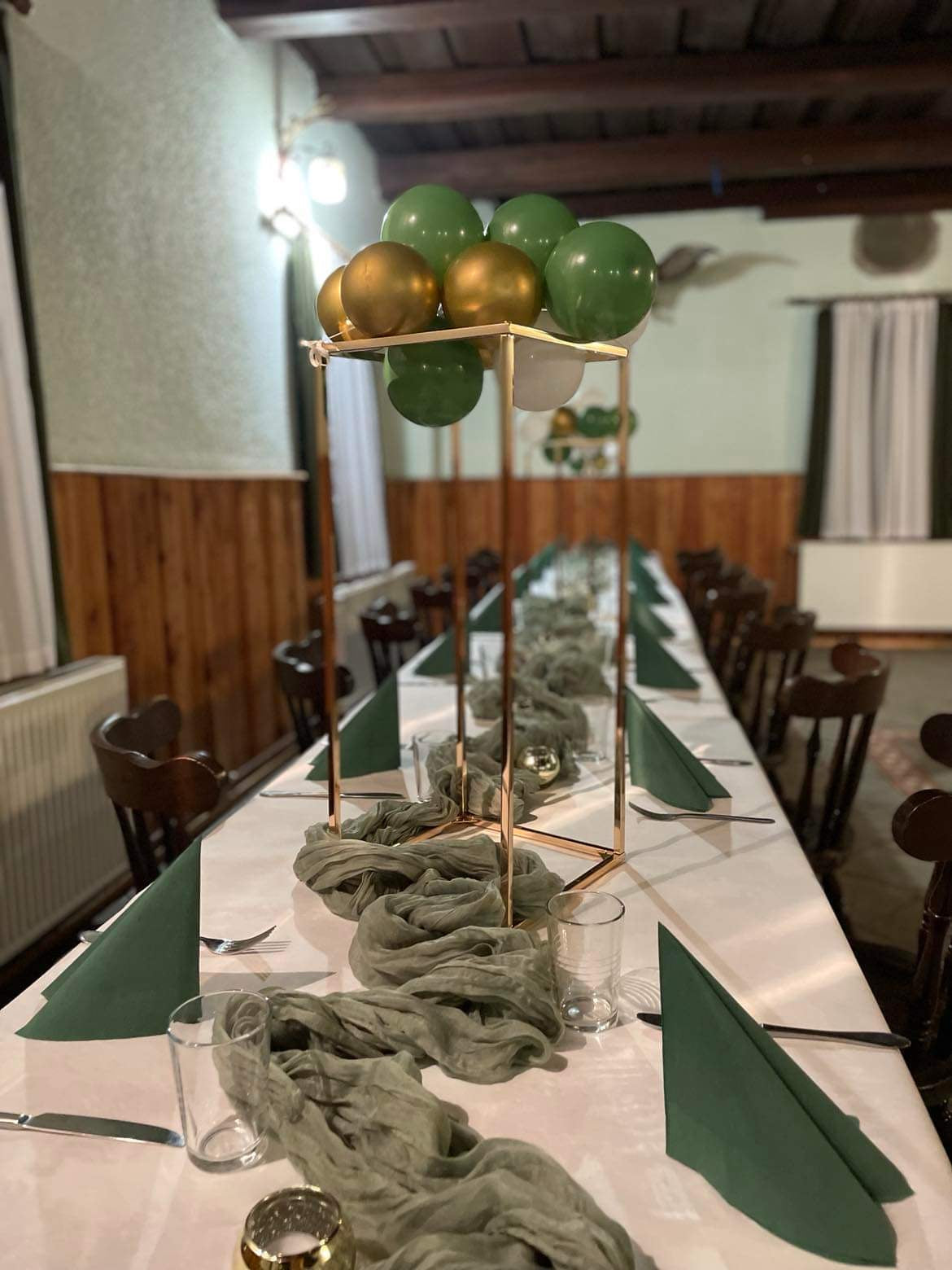 ARANŽMA STOJALA ZLATA, 60 cm